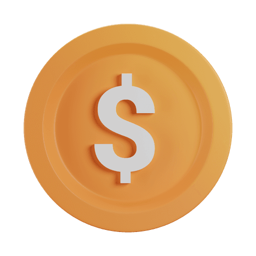 Dollar sign illustrating profits generated